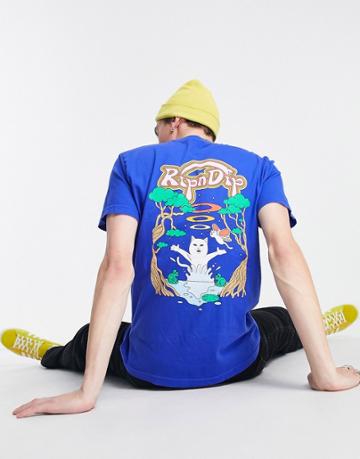 Ripndip Down By The River T-shirt In Blue