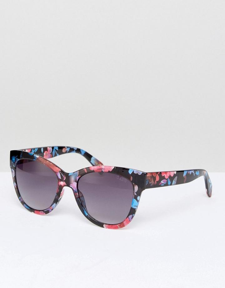 Oasis Floral Print Cat Eye Sunglasses - Multi