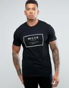 Nicce London T-shirt With Box Logo - Black