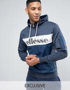 Ellesse Hoodie With Pocket Detail - Navy