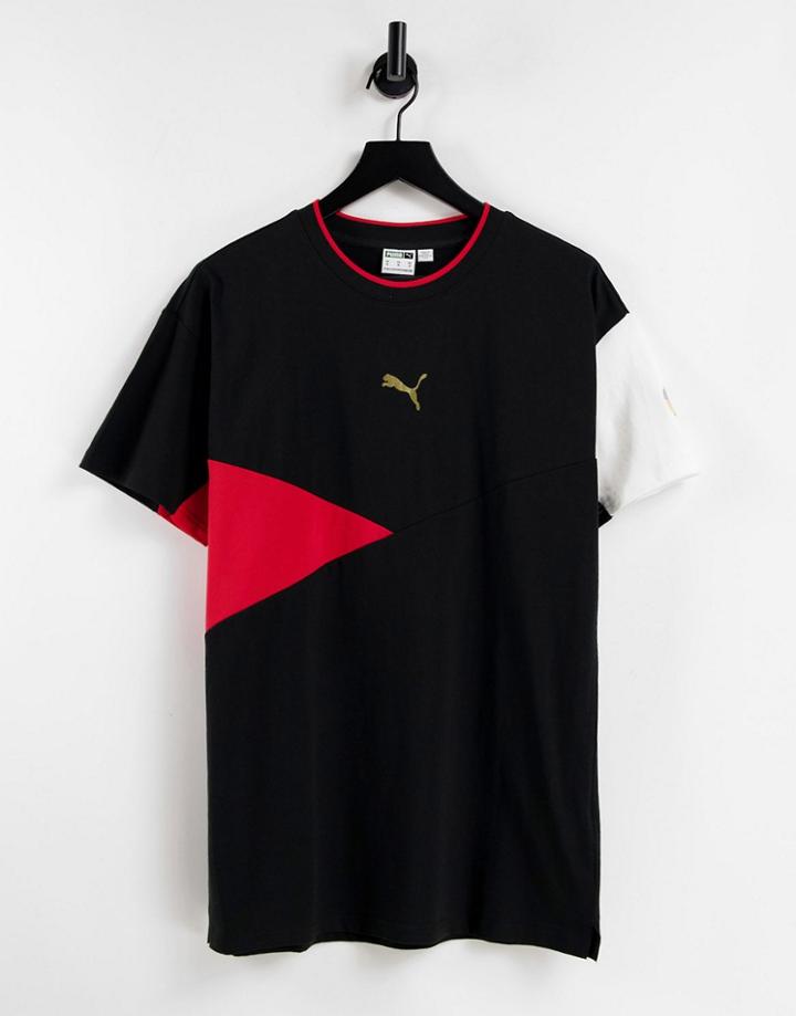 Puma As Logo Graphic T-shirt In Black