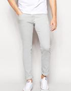 New Look Skinny Fit Jeans In Gray - Gray