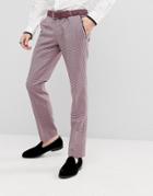 Noose & Monkey Super Skinny Tuxedo Suit Pants - Purple