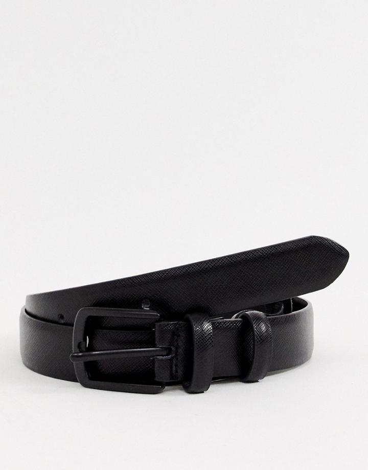 Smith & Canova Etched Belt - Black