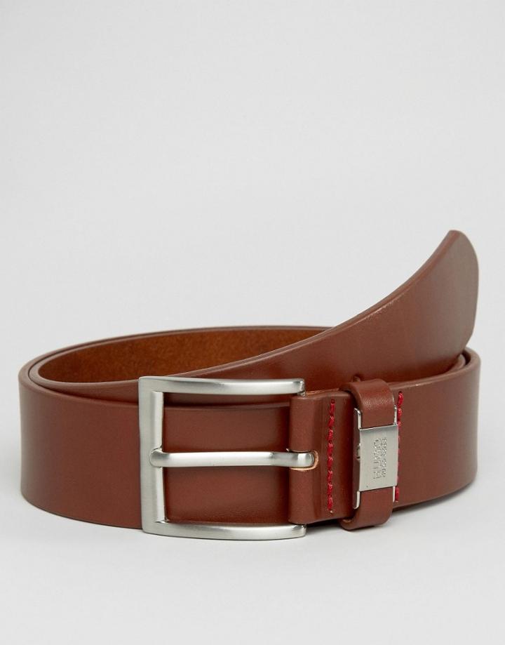 Hugo By Hugo Boss Connio Leather Belt - Tan