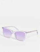 Moschino Love Square Lens Sunglasses-purple