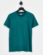 Hollister Icon Logo T-shirt In Green