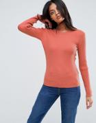 Pieces Vesla Knit Sweater - Red