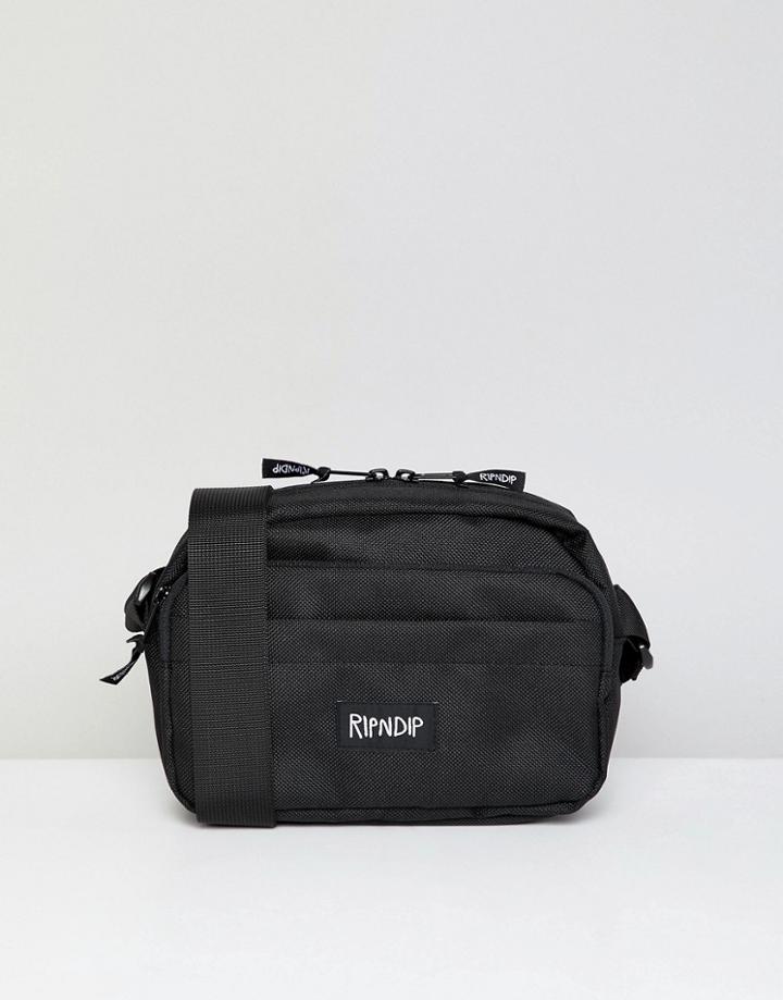 Ripndip Man Purse Shoulder Bag In Black - Black