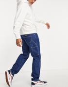 Stan Ray 80s Denim Painter Pants In Mid Stone Wash-blues