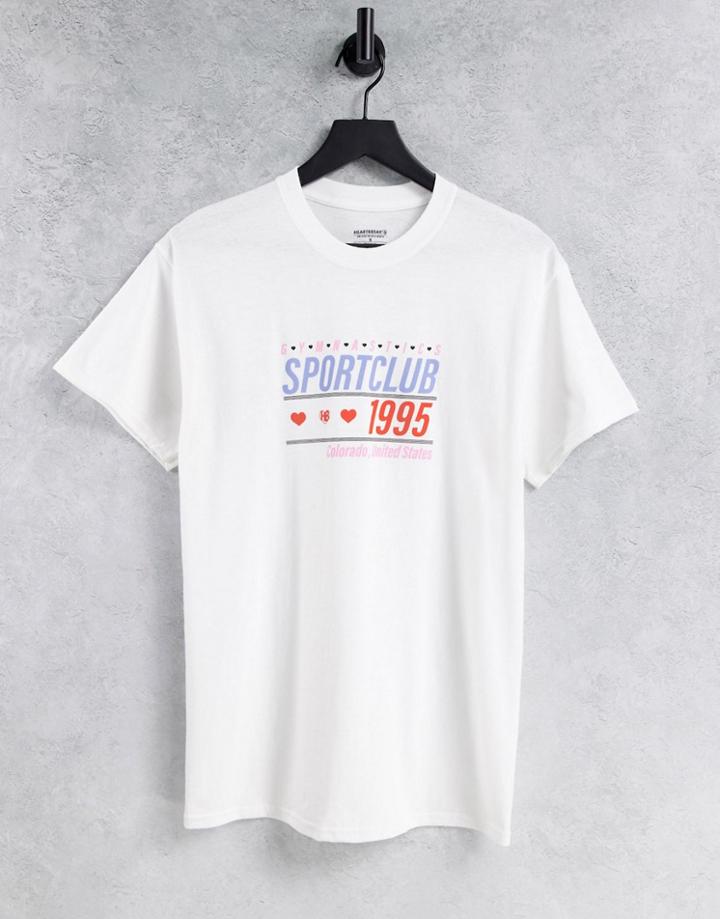 Heartbreak Sportsfest Graphic T-shirt-white