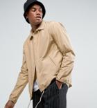Herschel Voyage Packable Coach Jacket In Beige Exclusive At Asos - Beige