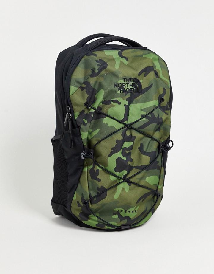 The North Face Jester Backpack In Camo-green