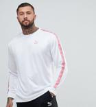 Puma Long Sleeve Tape Soccer Top In White Exclusive To Asos - White