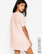 Asos Tall Top With Dip Back In Swing Shape - Black