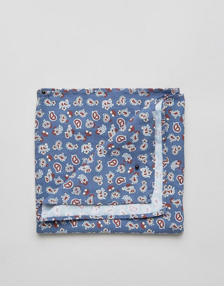 Jack & Jones Pocket Square Paisley - Blue