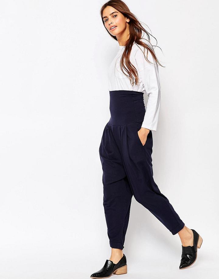 The Furies Obi Slouchy Pants - Navy