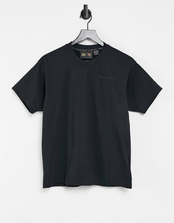 Adidas Originals X Pharrell Williams Premium T-shirt In Black
