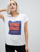 Blend She Timmy Voyage Print T-shirt - White