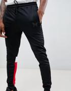 Good For Nothing Skinny Joggers In Color Block - Black