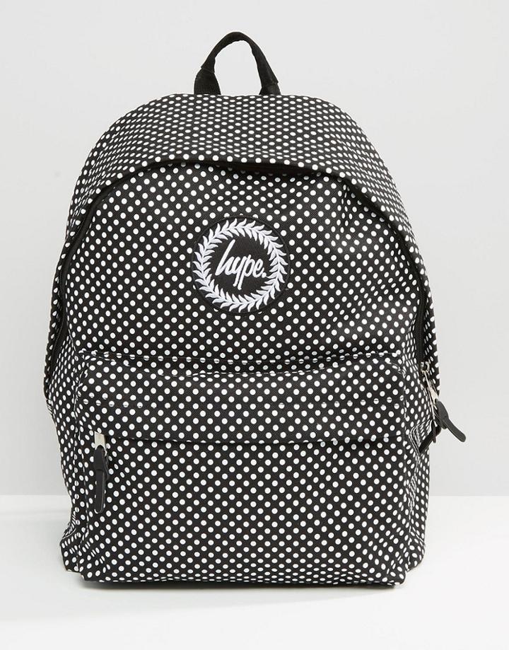 Hype Backpack Polka Dots - Black