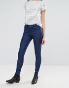 Waven Freya Classic Skinny Ankle Grazer Jeans - Blue