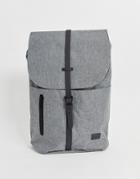 Spiral Tribeca Backpack In Gray Crosshatch