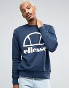 Ellesse Large Logo Sweatshirt - Navy