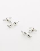 Peter Werth Moustache Cufflnks And Tie Pin Set-gold