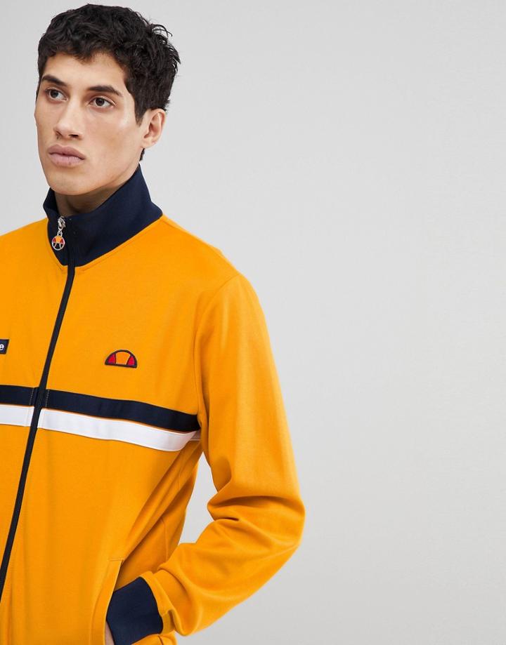 Ellesse Jacket With Funnel Neck In Orange - Orange