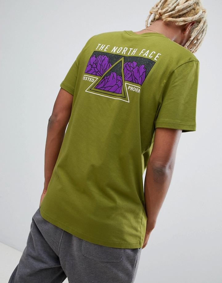 The North Face Ridge T-shirt In Green - Green
