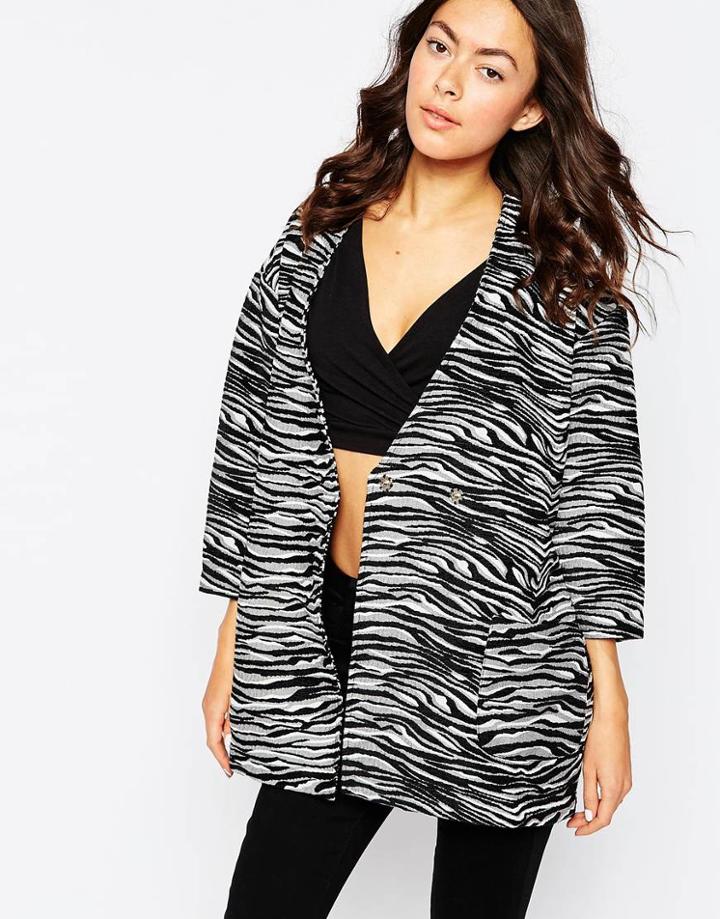 Motel Jacque Zebra Jacket - Zebra