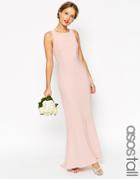 Asos Tall Wedding Maxi Dress With Fishtail - Navy $90.00