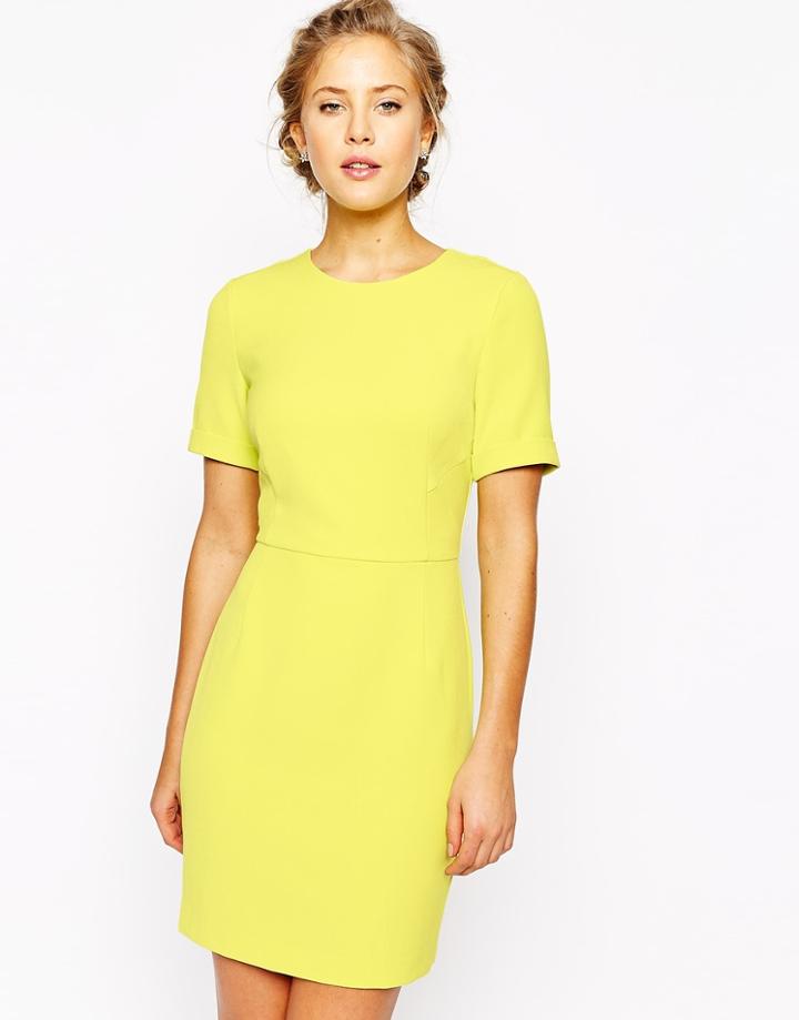 Oasis Shift Dress - Yellow