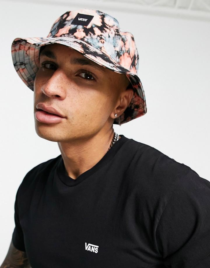 Vans Undertone Ii Bucket Hat In Wash Dye-multi