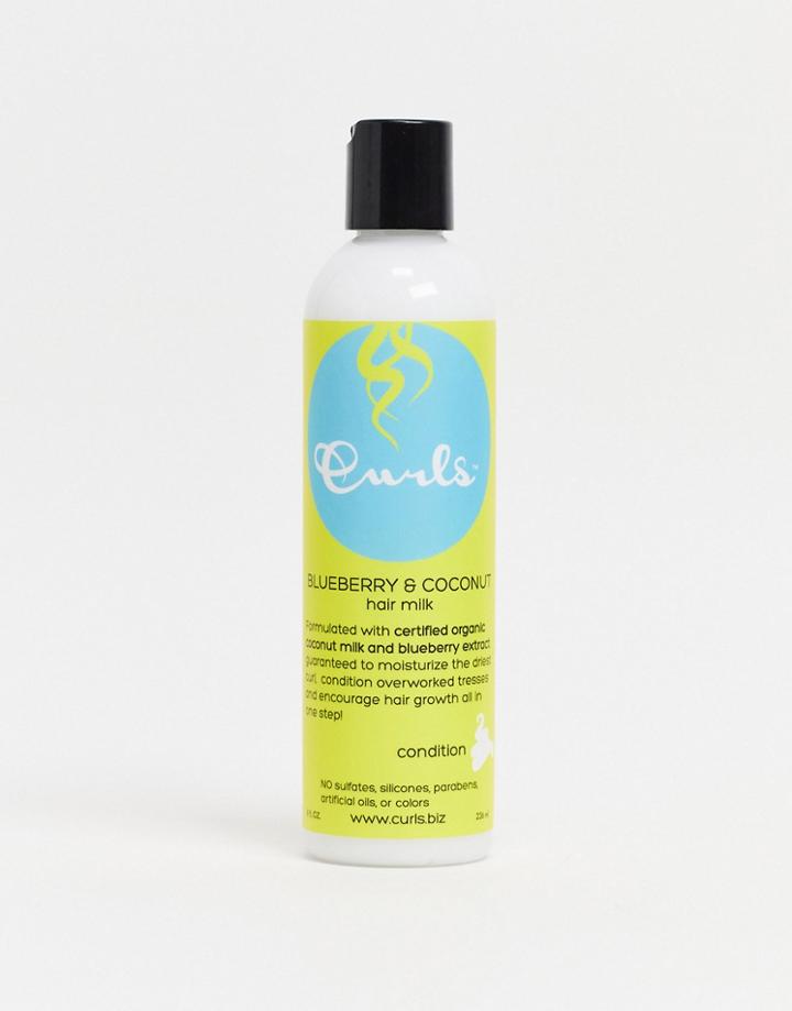 Curls The Blueberry Collection Blueberry & Coconut Hair Milk 8oz-no Color