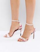 Ted Baker Charv Painted Posie Barely There Heeled Sandals - Multi