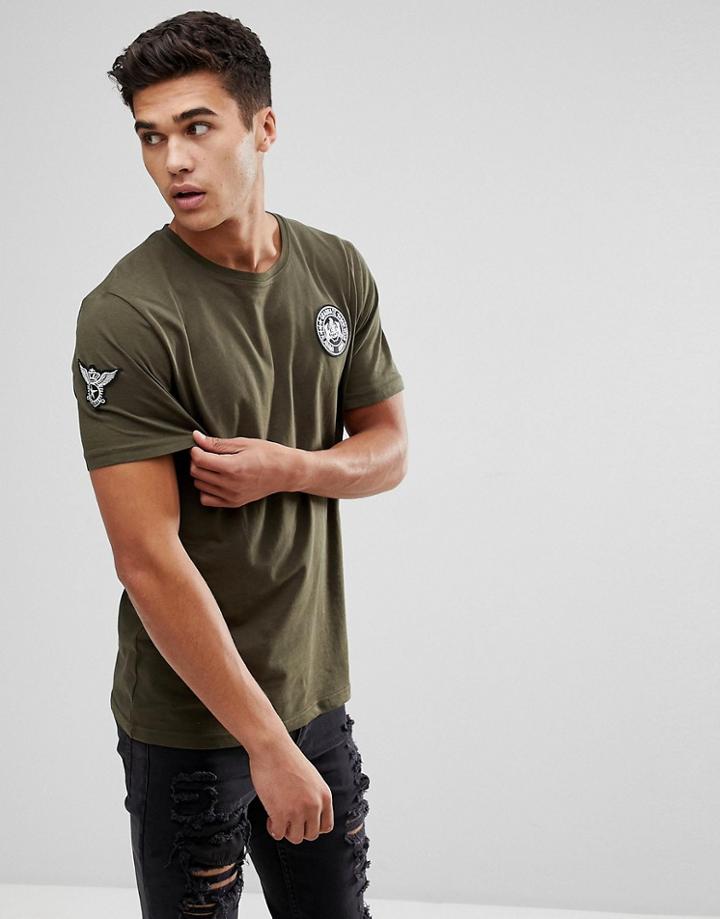 Troy Badge T-shirt - Green