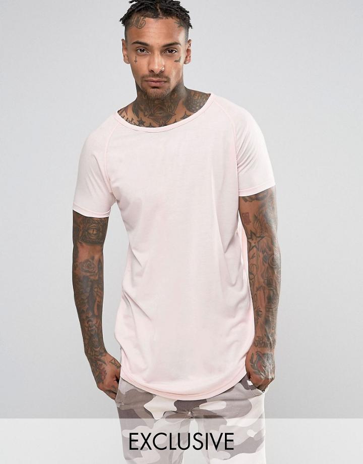 Other Uk Longline T-shirt - Pink