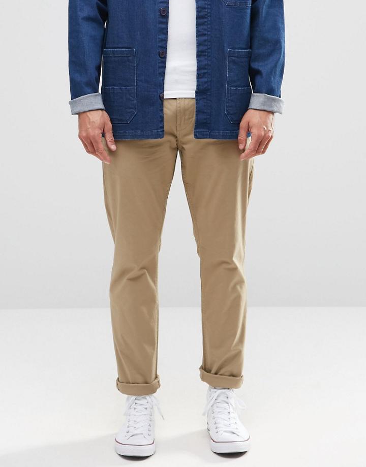 Troy Slim Fit Chino - Tan