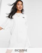 The North Face Jersey T-shirt Dress In White