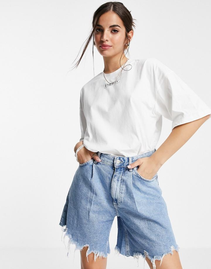 Urban Revivo Classic T-shirt In White