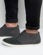 Fred Perry Byron Mid Wool/suede Chukka Boots - Gray