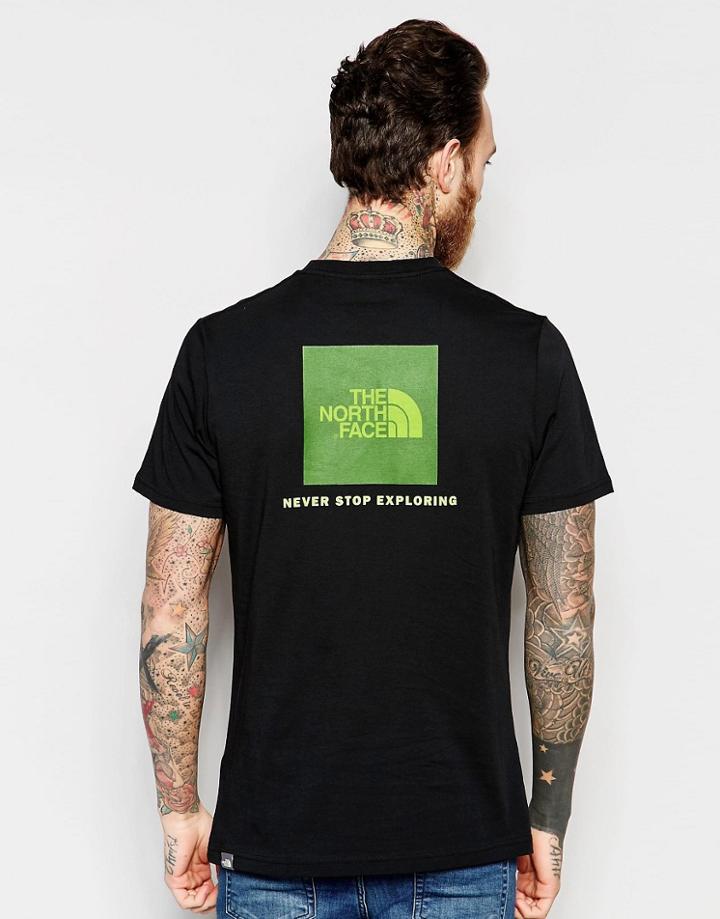 The North Face T-shirt With Box Logo - Black
