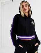 Nba Lakers Logo Hoodie With Tape Side Arms
