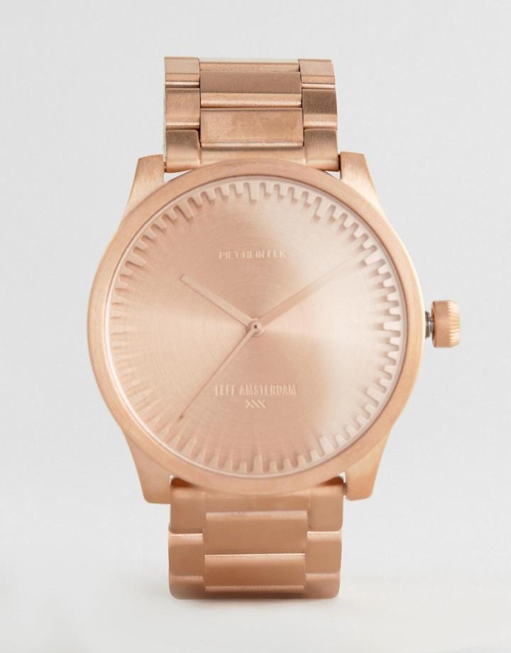 Leff Amsterdam D38 Watch In Rose Gold - Gold