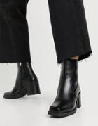Raid Zerrin Heeled Ankle Boots In Black