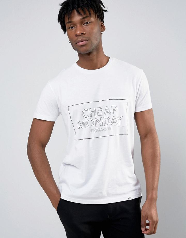 Cheap Monday Standard Pocket T-shirt Thin Box - White