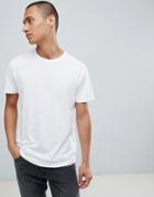 New Look T-shirt With Crew Neck In White - White