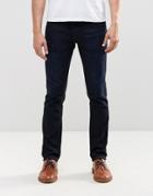 Nudie Grimtim Slim Jeans Navy Thunder Dark Wash - Blue